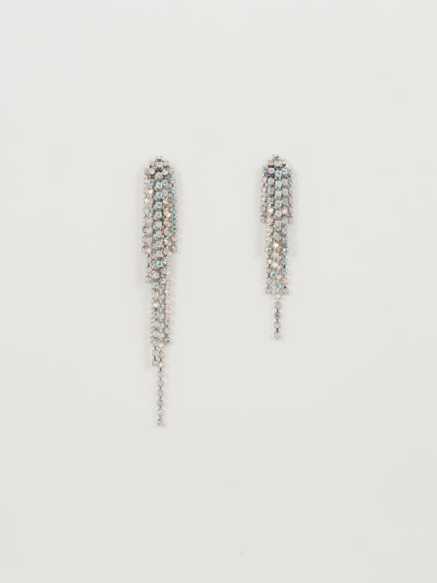 fine cascade earrings in iridescent
