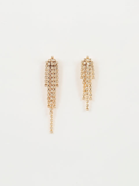 cascade earrings in golden shadow