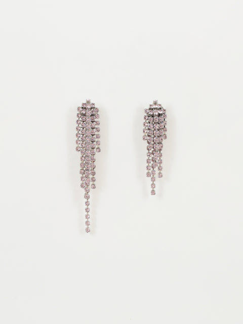 cascade earrings in light amethyst