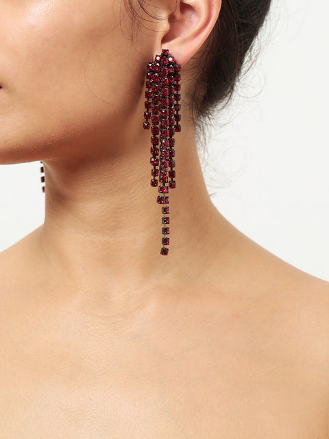 cascade earrings in siam