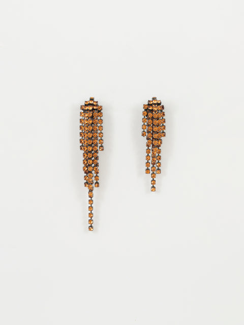 cascade earrings in topaz