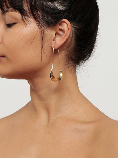 small sansevieria hook earrings