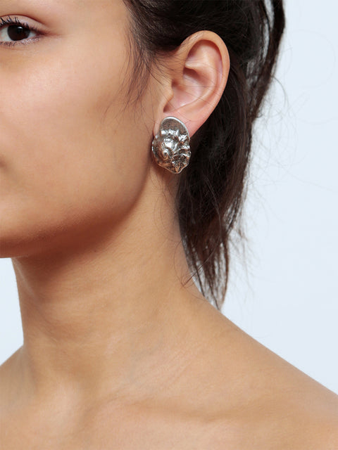 broken seashell earrings