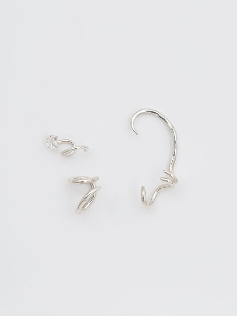 set of 3 imperfect ear-cuffs