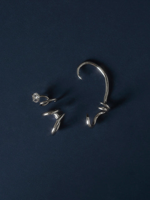 set of 3 imperfect ear-cuffs