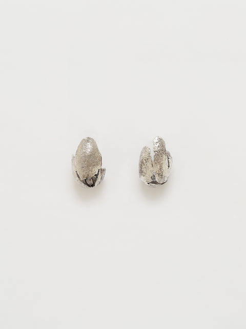 ovoid molten earrings