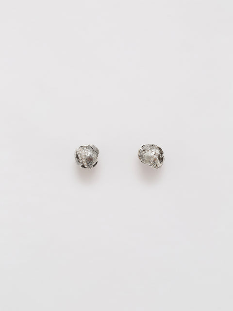 crystallized spherical molten ear-cuff set