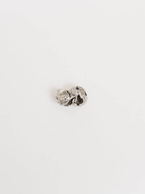 crystallized spherical molten ear-cuff set