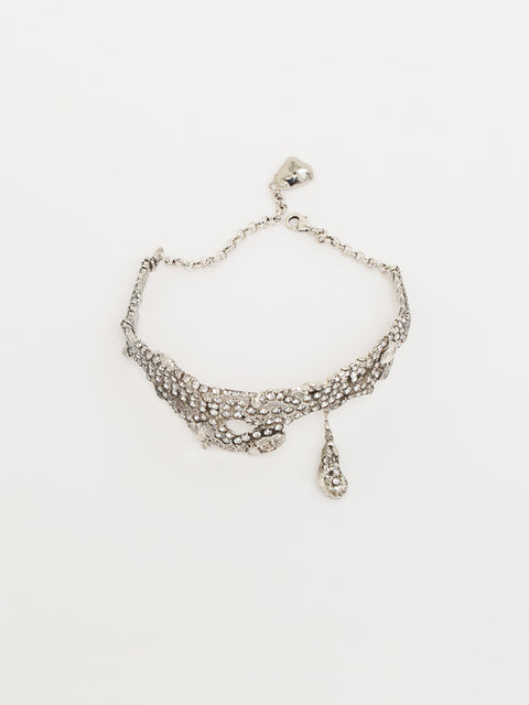crystallized molten neck-cuff