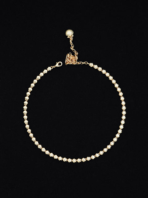 baby shell chain necklace