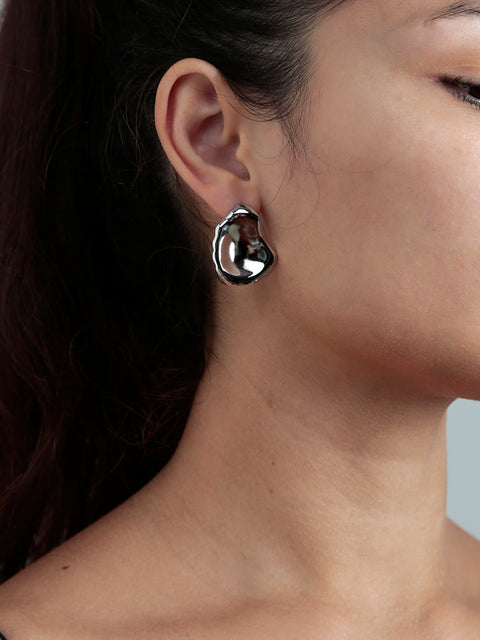 cluster of petals ear-cuff and stud