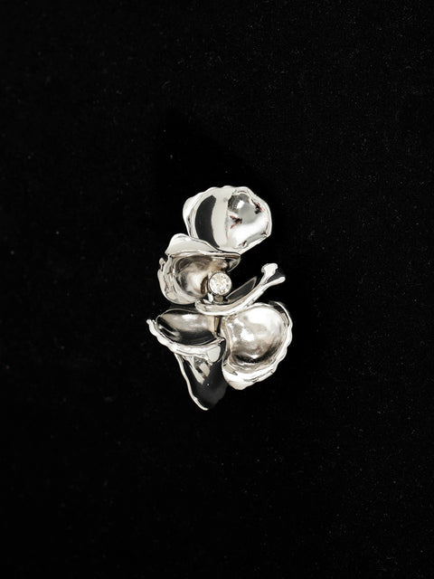 cluster of petals scarf ring
