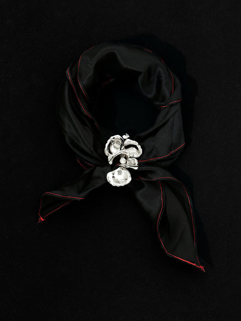 cluster of petals scarf ring