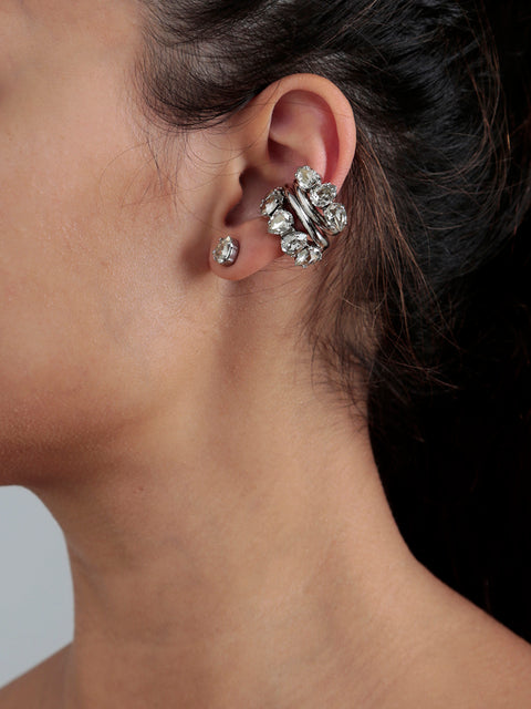 scattered mid ear-cuff four piece set