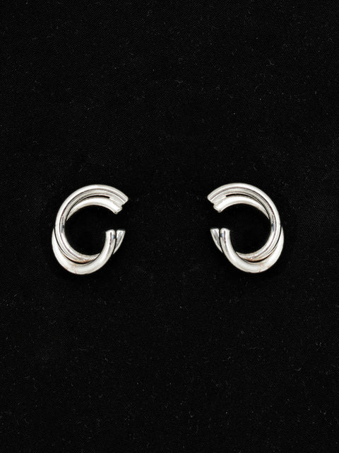 woven mid ear-cuff and stud