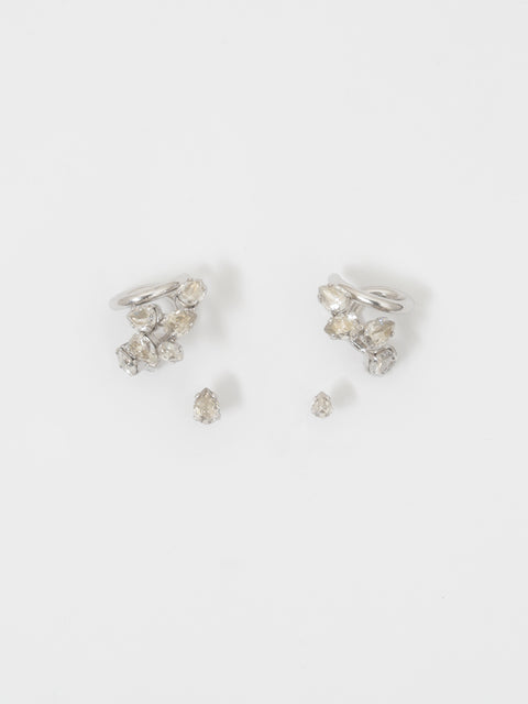 scattered ear-cuff and stud set