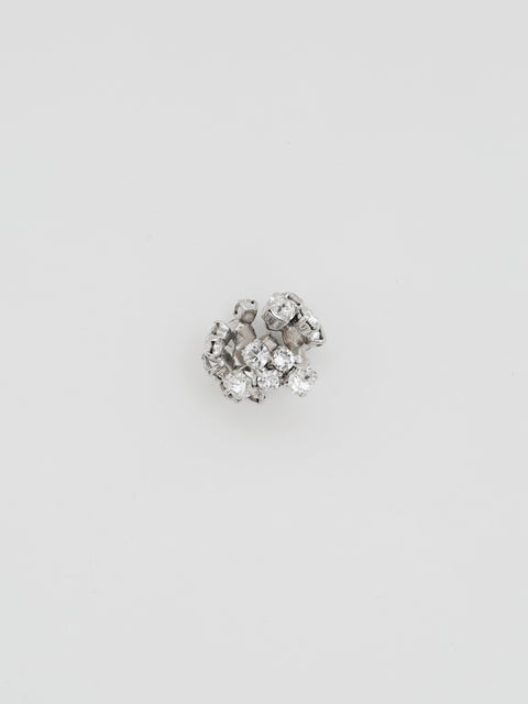single scattered crystal ear-cuff