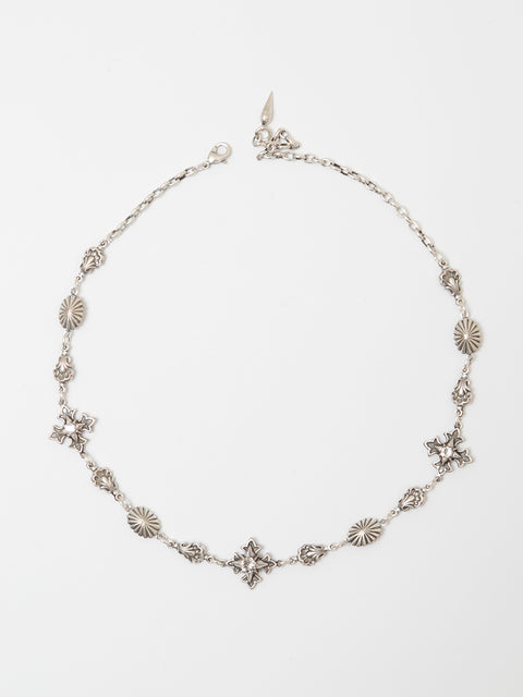 antique gothic charms necklace