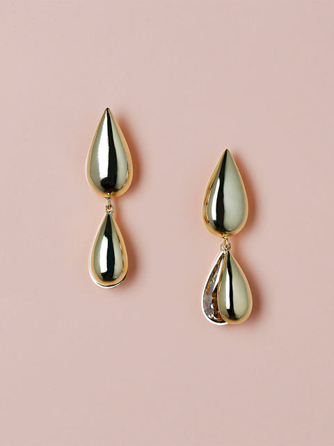 hidden tear earrings