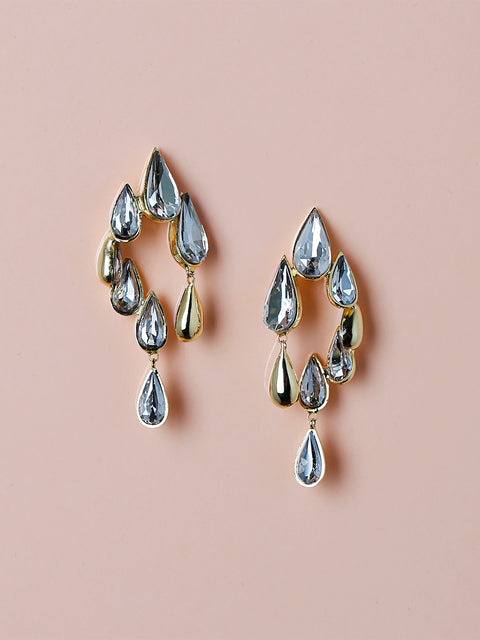 falling tears earrings