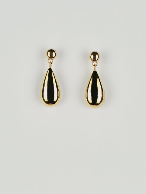 RS.10.HT.E.014 | GOLDEN REVERSE CRYSTAL TEAR DROP EARRING