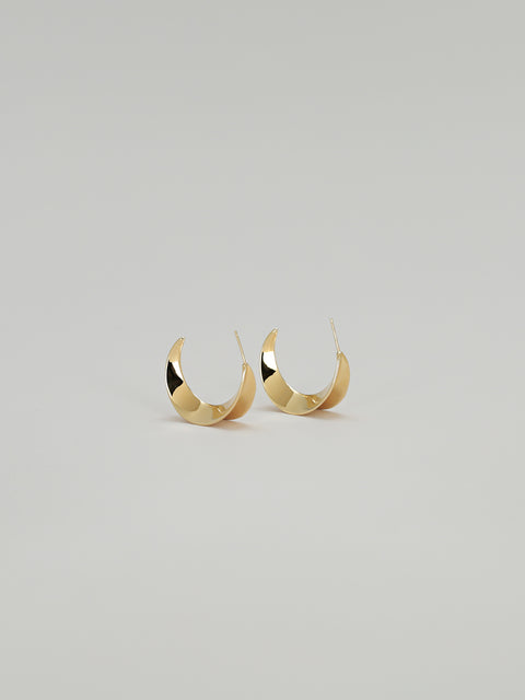 small sansevieria hoop earrings