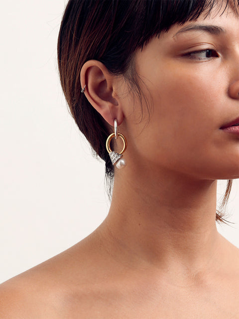 RS.9.T.E.014 | LARGE CLOSED TAPERED TABUA HOOP EARRING