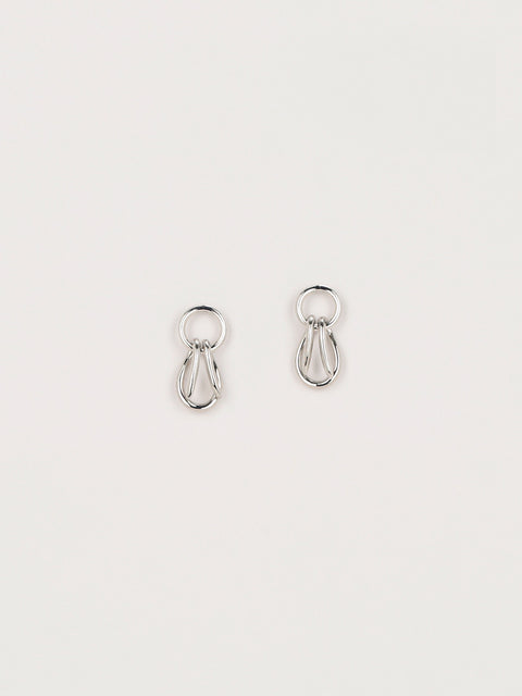 mini broken link earring