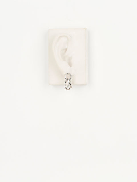 mini broken link earring