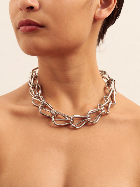 broken link chain necklace