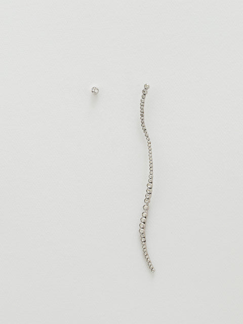 RS.CP.E.009 | SINGLE LINE CRYSTAL AQUA EARRING