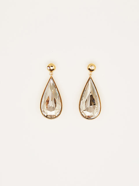 crystal teardrop earrings