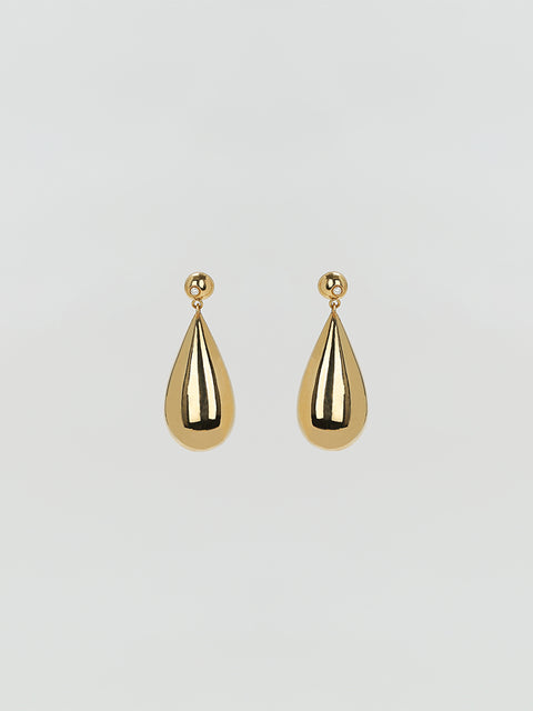 pearl and reverse crystal teardrop earrings