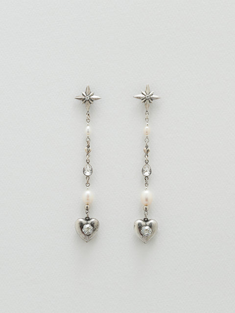 RS.LH.E.015 | STAR AND HEART DROP EARRINGS