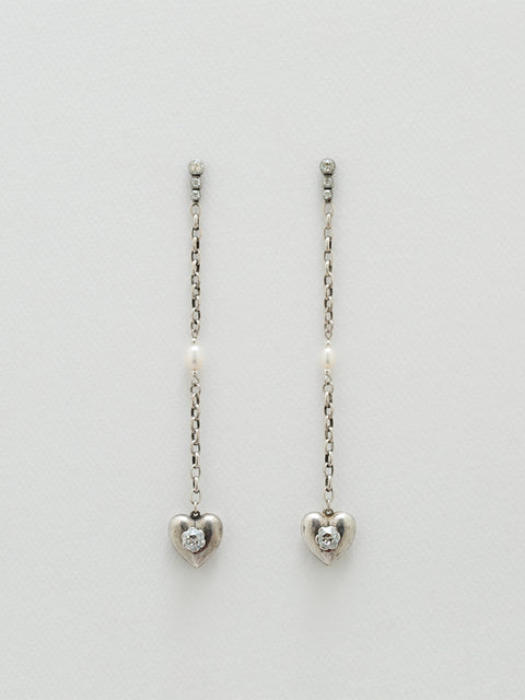RS.LH.E.016 | CRYSTAL HEART DROP EARRINGS