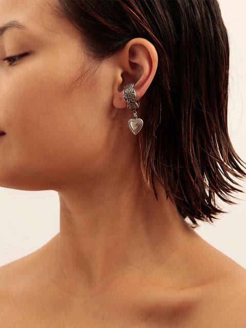 RS.LH.E.018 | HEART LOCKET EAR-CUFF