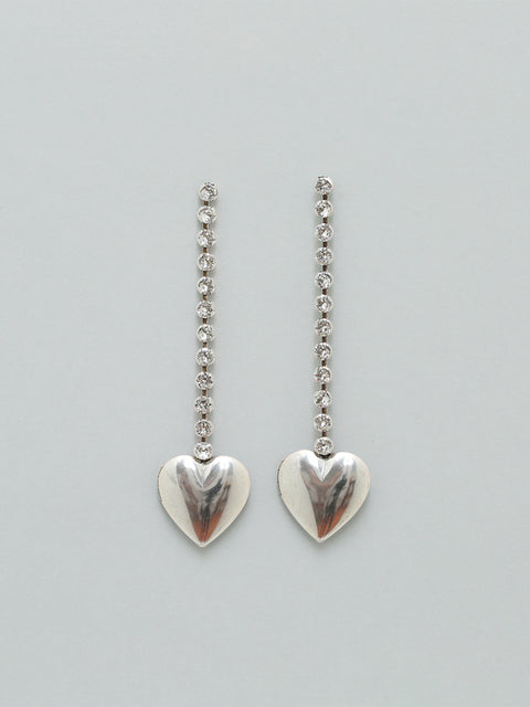 RS.LH.E.021 | HEART LOCKET CRYSTAL LONG DROP EARRING