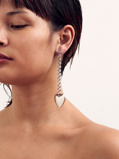 RS.LH.E.021 | HEART LOCKET CRYSTAL LONG DROP EARRING