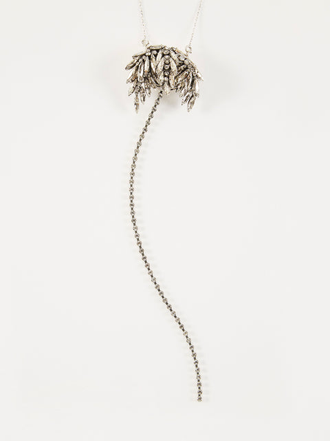 crystal coconut tree mini bag & coconut earrings