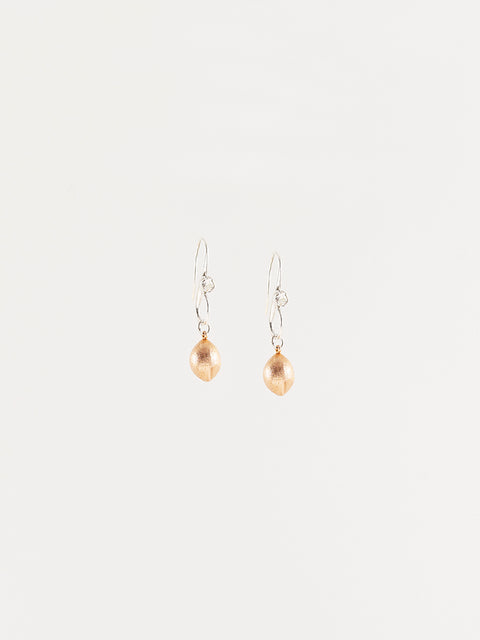 crystal coconut tree mini bag & coconut earrings