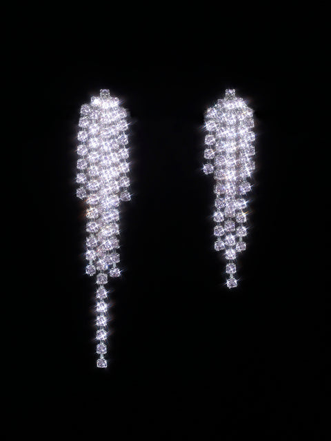 cascade earrings in light amethyst