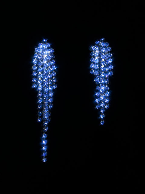 cascade earrings in sapphire