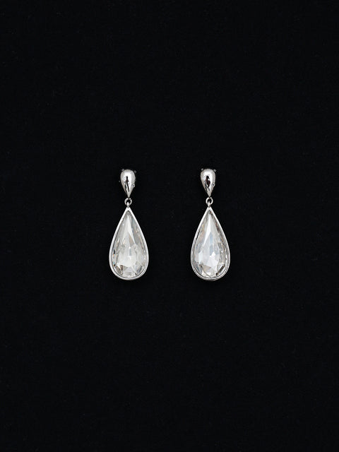 crystal teardrop earrings