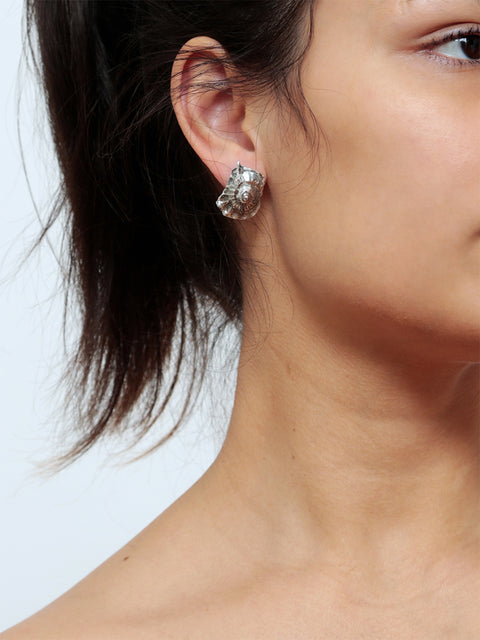 broken seashell earrings