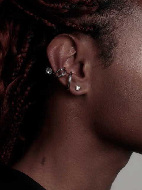 set of 3 imperfect ear-cuffs