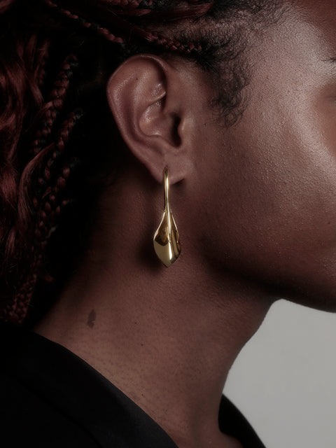 mismatched lily earrings