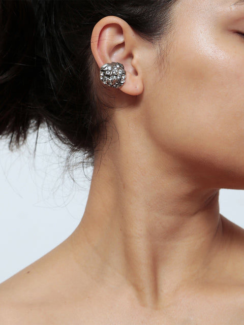 1 crystallized molten ear-cuff