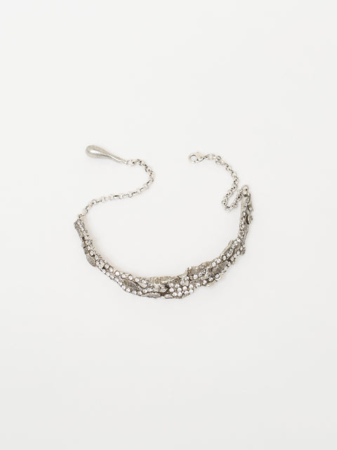 crystallized molten necklace