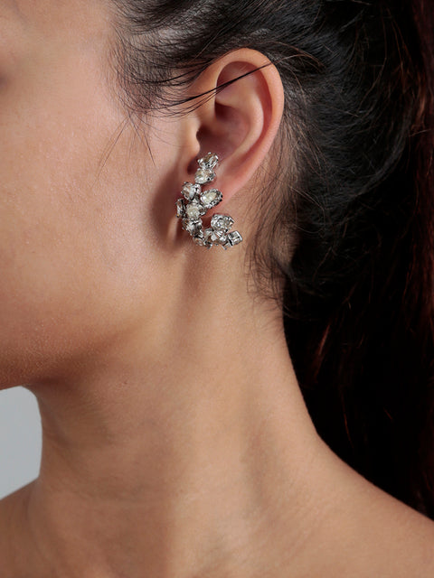 scattered hoop earring