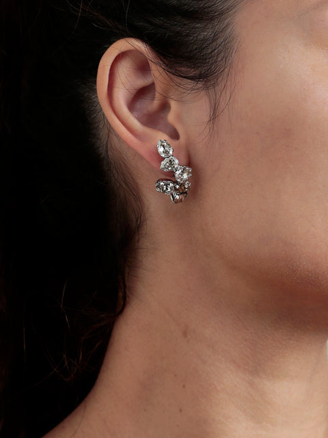 scattered mid ear-cuff and stud set